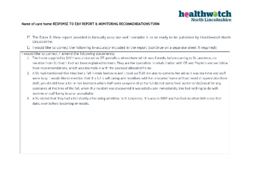 St Lawrence (Response)