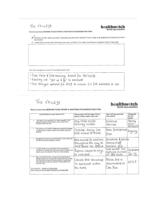 The Valleys (Response)