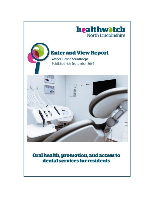 Amber House- Oral health, promotion and access to dental services for residents